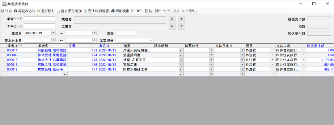 費目について