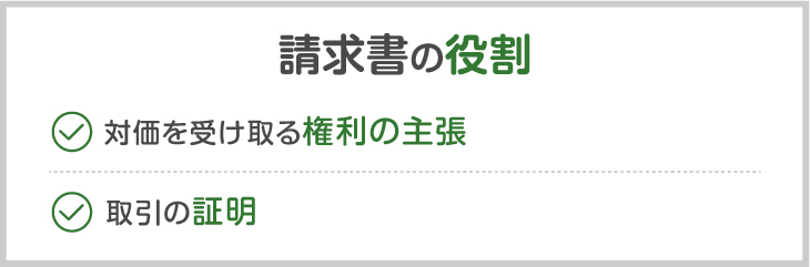 請求書の役割