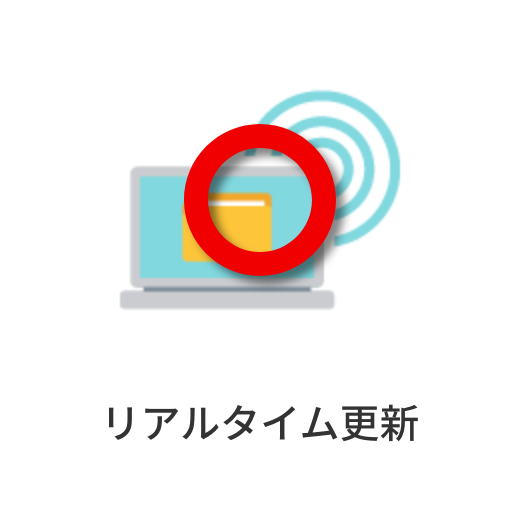 リアルタイム更新